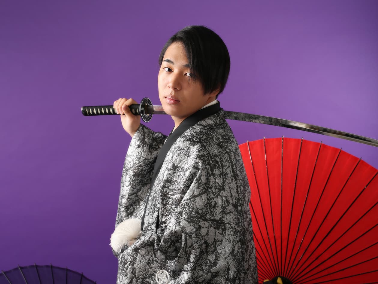 成人式・男性・羽織袴