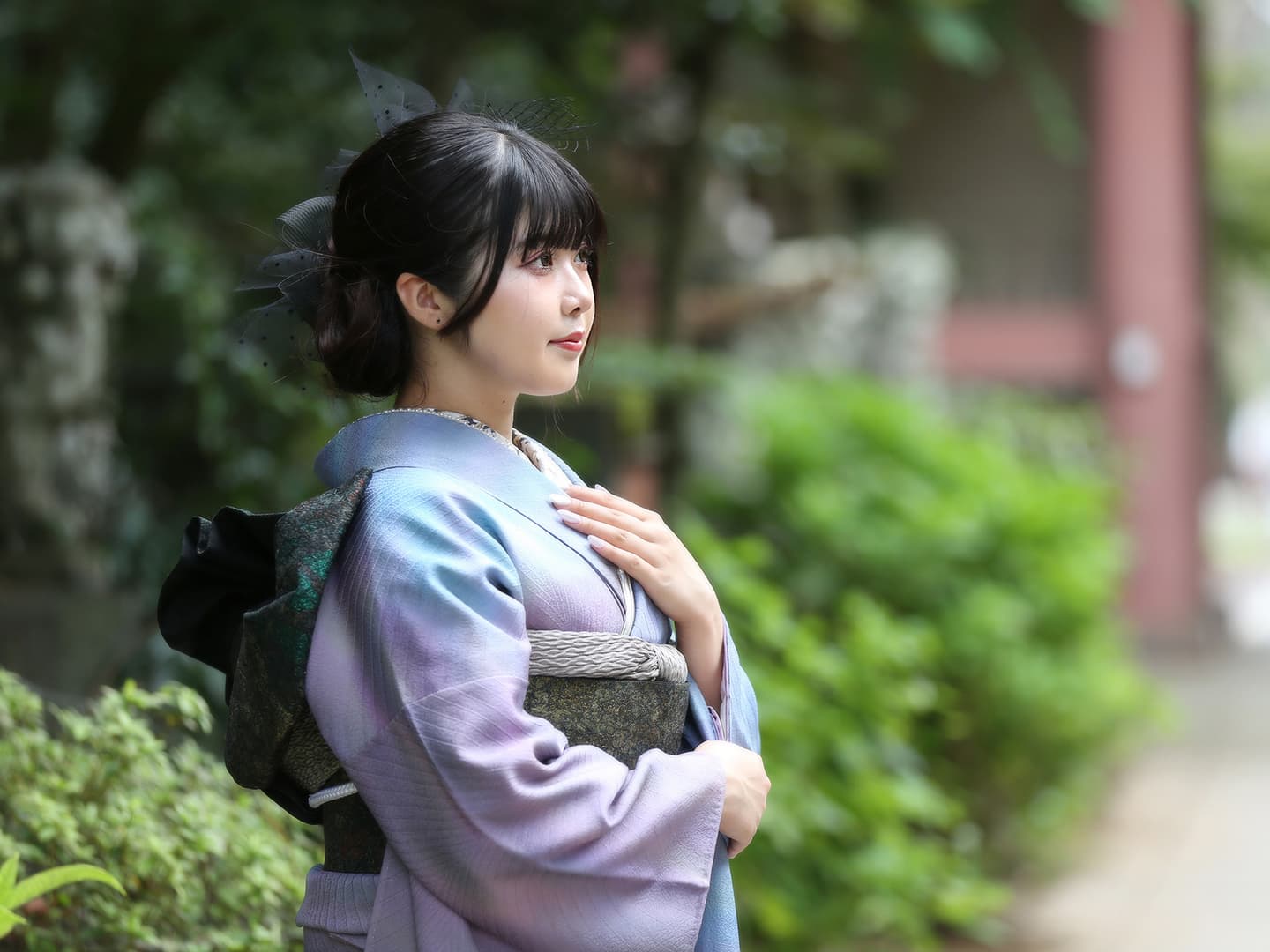 成人式・女性・振袖・ロケ撮影